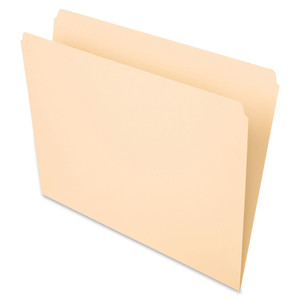 Pendaflex Manila File Folders, Straight Tab, Letter Size, 100/Box PFX752 View Product Image