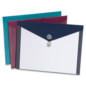Pendaflex Poly Envelopes, Letter Size, Assorted Colors, 4/Pack View Product Image