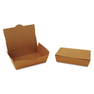 SCT ChampPak Carryout Boxes, #2, Kraft, 7.75 x 5.5 x 1.88, 200/Carton View Product Image