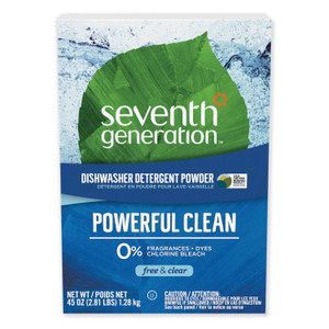 Seventh Generation Automatic Dishwasher Powder, Free and Clear, 45oz Box View Product Image
