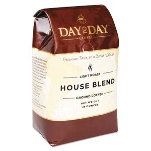Day to Day Coffee 100% Pure Coffee, House Blend, Ground, 28 oz Bag, 3/Pack View Product Image