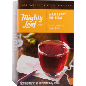 Mighty Leaf Tea Whole Leaf Tea Pouches, Wild Berry Hibiscus, 15/Box View Product Image