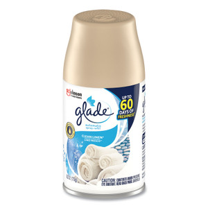 Glade Automatic Air Freshener, Clean Linen, 6.2 oz, 6/Carton View Product Image