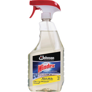 Windex Multi-Surface Disinfectant Cleaner, Citrus Scent, 32 oz Bottle, 12/Carton View Product Image