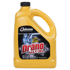 Drano Max Gel Clog Remover, Bleach Scent, 128 oz Bottle View Product Image