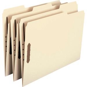 Smead Top Tab 2-Fastener Folders, 1/3-Cut Tabs, Letter Size, 11 pt. Manila, 50/Box SMD14547 View Product Image