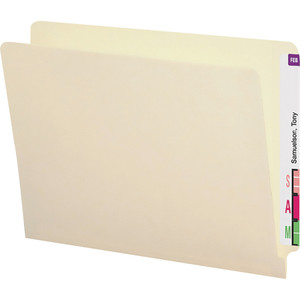 Smead Shelf-Master Heavyweight Manila End Tab Folders, Straight Tab, Letter Size, 50/Box View Product Image