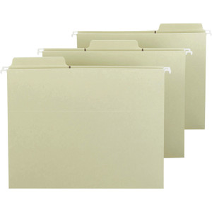 Smead FasTab Hanging Folders, Letter Size, 1/3-Cut Tab, Moss, 20/Box View Product Image