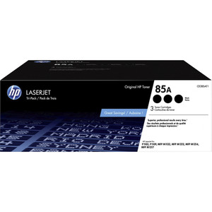 HP 85A, (CE285AT1) 3-Pack Black Original LaserJet Toner Cartridge View Product Image