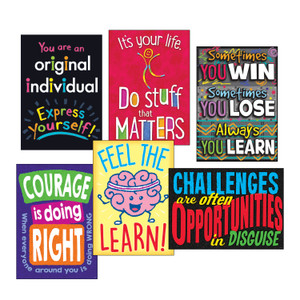 TREND ARGUS Poster Combo Pack, "Life Lessons", 13 3/8w x 19h View Product Image