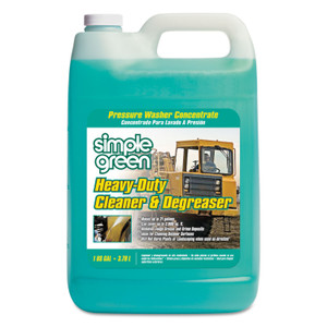 Simple Green Heavy-Duty Cleaner and Degreaser Pressure Washer Concentrate, 1 gal Bottle, 4/Carton View Product Image