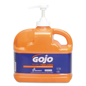 AbilityOne 8520015220840, SKILCRAFT, GOJO Pumice Hand Cleaner, Fresh Citrus, 0.5 Gal Pump Bottle, 6/Carton View Product Image