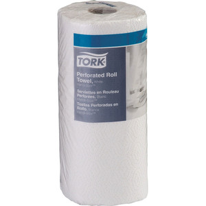 Tork Handi-Size Perforated Roll Towel, 2-Ply, 11 x 6.75, White, 120/Roll, 30/CT View Product Image