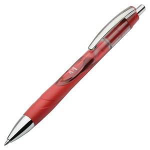 AbilityOne 7520015646054 SKILCRAFT VISTA Retractable Gel Pen, Medium 0.7mm, Red Ink/Barrel, Dozen View Product Image