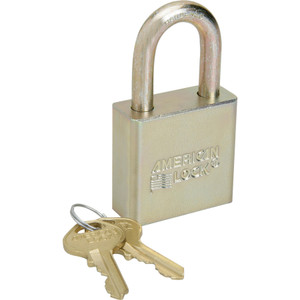 AbilityOne 5340015881036, Padlock without Chain, 1-1/8" Shackle Height, Keyed Different View Product Image