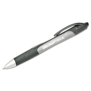 AbilityOne 7520015879646 SKILCRAFT Glide Pro Retractable Ballpoint Pen, 1mm, Black Ink, 6/Pack View Product Image