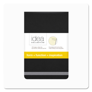 TOPS Idea Collective Journal, Wide/Legal Rule, Black Cover, 3.5 x 5.5, 96 Sheets View Product Image