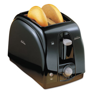 Sunbeam Extra Wide Slot Toaster, 2-Slice, 7 x 11 1/2 x 7.8, Black View Product Image