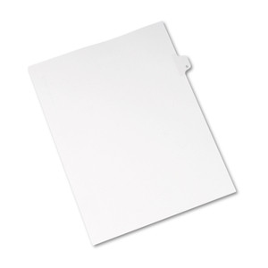 Avery Preprinted Legal Exhibit Side Tab Index Dividers, Allstate Style, 26-Tab, G, 11 x 8.5, White, 25/Pack View Product Image