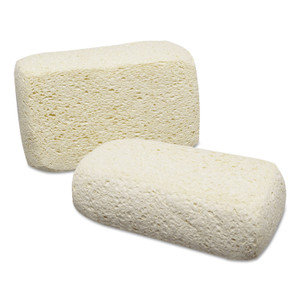 AbilityOne 7920006339906, SKILCRAFT, Cellulose Fine-Textured Sponge, 4.25 x 6.5 x 2.13, Natural, 60/Carton View Product Image