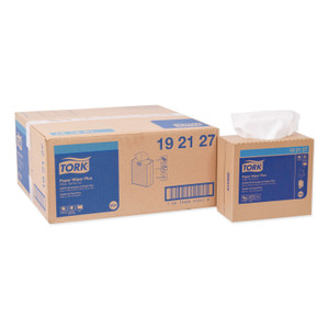 Tork Multipurpose Paper Wiper, 9.25 x 16.25, White, 100/Box, 8 Boxes/Carton View Product Image