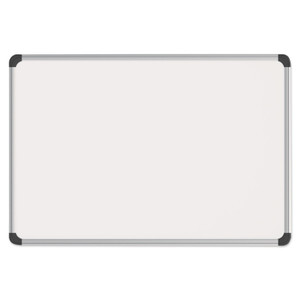 Universal Magnetic Steel Dry Erase Board, 36 x 24, White, Aluminum Frame View Product Image