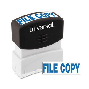 Universal Message Stamp, FILE COPY, Pre-Inked One-Color, Blue View Product Image