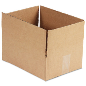 General Supply Fixed-Depth Shipping Boxes, Regular Slotted Container (RSC), 12" x 9" x 4", Brown Kraft, 25/Bundle View Product Image