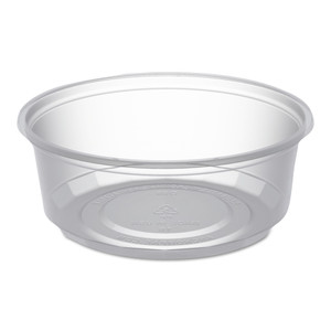 Anchor Packaging MicroLite Deli Tub, 8 oz, 4.56" Diameter x 1.72"h, Clear, 500/Carton View Product Image