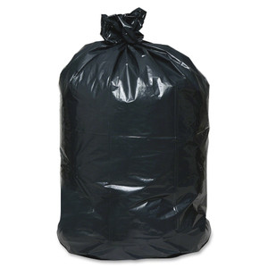 Earthsense Commercial Linear Low Density Recycled Can Liners, 45 gal, 2 mil, 40" x 46", Black, 100/Carton View Product Image