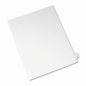 Avery Preprinted Legal Exhibit Side Tab Index Dividers, Allstate Style, 26-Tab, Y, 11 x 8.5, White, 25/Pack View Product Image