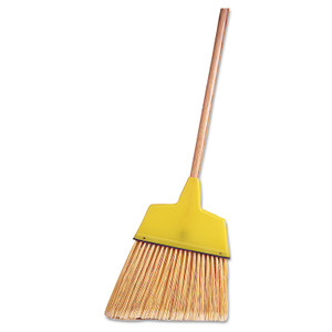 Weiler Angle Broom, Flagged Plastic Bristles, 7-1/2" - 6" Bristles, 54" Length View Product Image