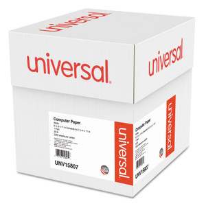 Universal Printout Paper, 1-Part, 20lb, 9.5 x 11, White, 2, 300/Carton View Product Image
