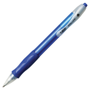 BIC Velocity Ballpoint Pen Value Pack, Retractable, Medium 1 mm, Blue Ink, Blue Barrel, 36/Pack View Product Image