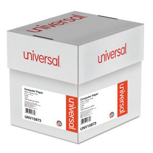 Universal Printout Paper, 3-Part, 15lb, 9.5 x 11, White/Canary/Pink, 1, 200/Carton View Product Image
