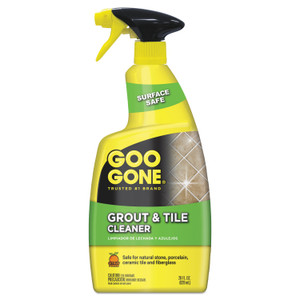 Goo Gone Grout and Tile Cleaner, Citrus Scent, 28 oz Trigger Spray Bottle, 6/CT View Product Image