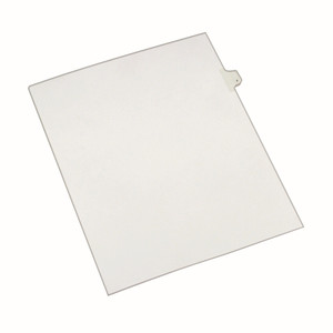 Avery Preprinted Legal Exhibit Side Tab Index Dividers, Allstate Style, 10-Tab, 7, 11 x 8.5, White, 25/Pack View Product Image