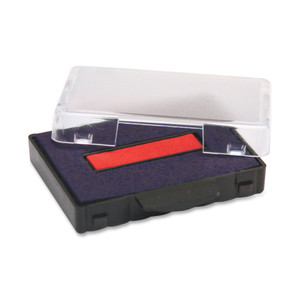 Identity Group T5440 Dater Replacement Ink Pad, 1 1/8 x 2, Blue/Red View Product Image