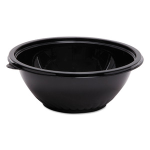 WNA Caterline Pack n' Serve Plastic Bowl, 80 oz, Black, 25/Case View Product Image