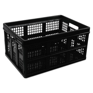Universal Filing/Storage Tote, Letter Files, 20.13" x 14.63" x 10.75", Black View Product Image