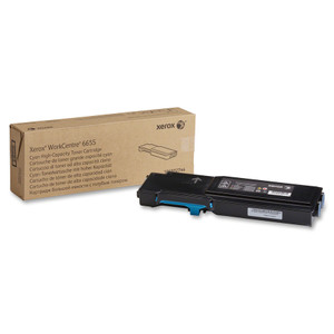 Xerox 106R02744 Toner, 7500 Page-Yield, Cyan View Product Image