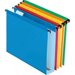 Pendaflex SureHook Hanging Folders, Letter Size, 1/5-Cut Tab, Assorted, 20/Box PFX6152X2ASST View Product Image