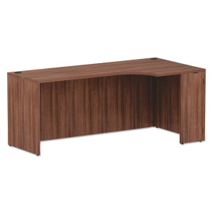 Alera Valencia Series Corner Credenza Shells, 70.88w x 35.38d x 29.5h, Modern Walnut ALEVA25R7236WA View Product Image