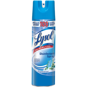 LYSOL Brand Disinfectant Spray, Spring Waterfall Scent, 19 oz Aerosol RAC79326 View Product Image