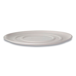 Eco-Products WorldView Sugarcane Pizza Trays, 14 x 14 x 0.2, White, 50/Carton View Product Image