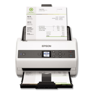 Epson DS-870 Color Workgroup Document Scanner, 600 dpi Optical Resolution, 100-Sheet Duplex Auto Document Feeder View Product Image