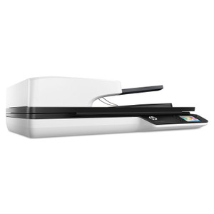 HP ScanJet Pro 4500 fn1 Network Scanner, 1200 dpi Optical Resolution, 50-Sheet Duplex Auto Document Feeder View Product Image