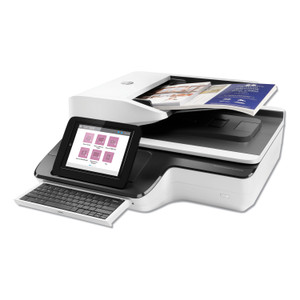 HP ScanJet Enterprise Flow N9120 fn2 Document Scanner, 600 dpi Optical Resolution, 200-Sheet Duplex Auto Document Feeder View Product Image