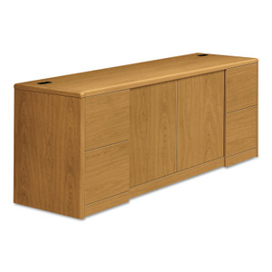 HON 10700 Series Credenza w/Doors, 72w x 24d x 29.5h, Harvest View Product Image
