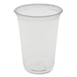 Pactiv EarthChoice Recycled Clear Plastic Cold Cups, 10 oz, 900/Carton View Product Image